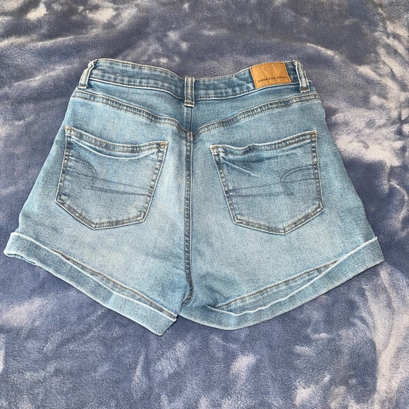 stretchy blue american eagle shorts! - Picture 2 of 3